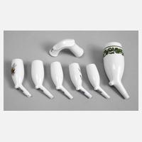 Meissen Konvolut Pfeifenköpfe111
