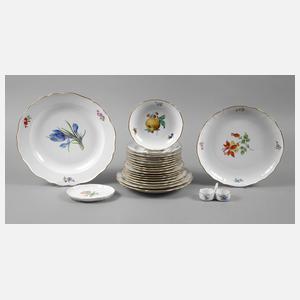 Meissen Konvolut Teller ”Blume 1”