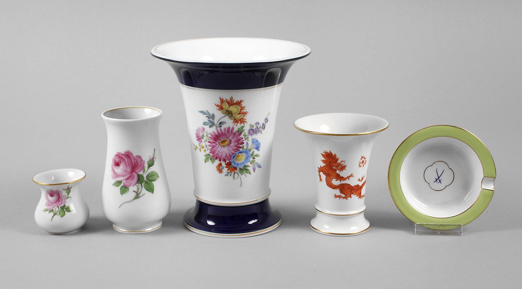 Meissen Konvolut Zierporzellan