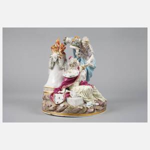 Meissen seltene Figurengruppe ”Allegorie – Der Frieden”