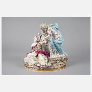 Meissen seltene Figurengruppe ”Allegorie – Der Frieden”