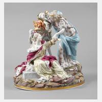 Meissen seltene Figurengruppe ”Allegorie – Der Frieden”111