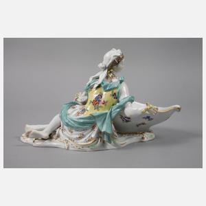 Meissen Paar figürliche Konfektschalen