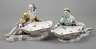 Meissen Paar figürliche Konfektschalen