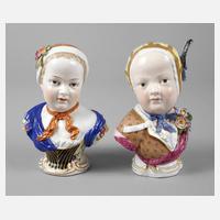 Meissen Paar Kinderbüsten111