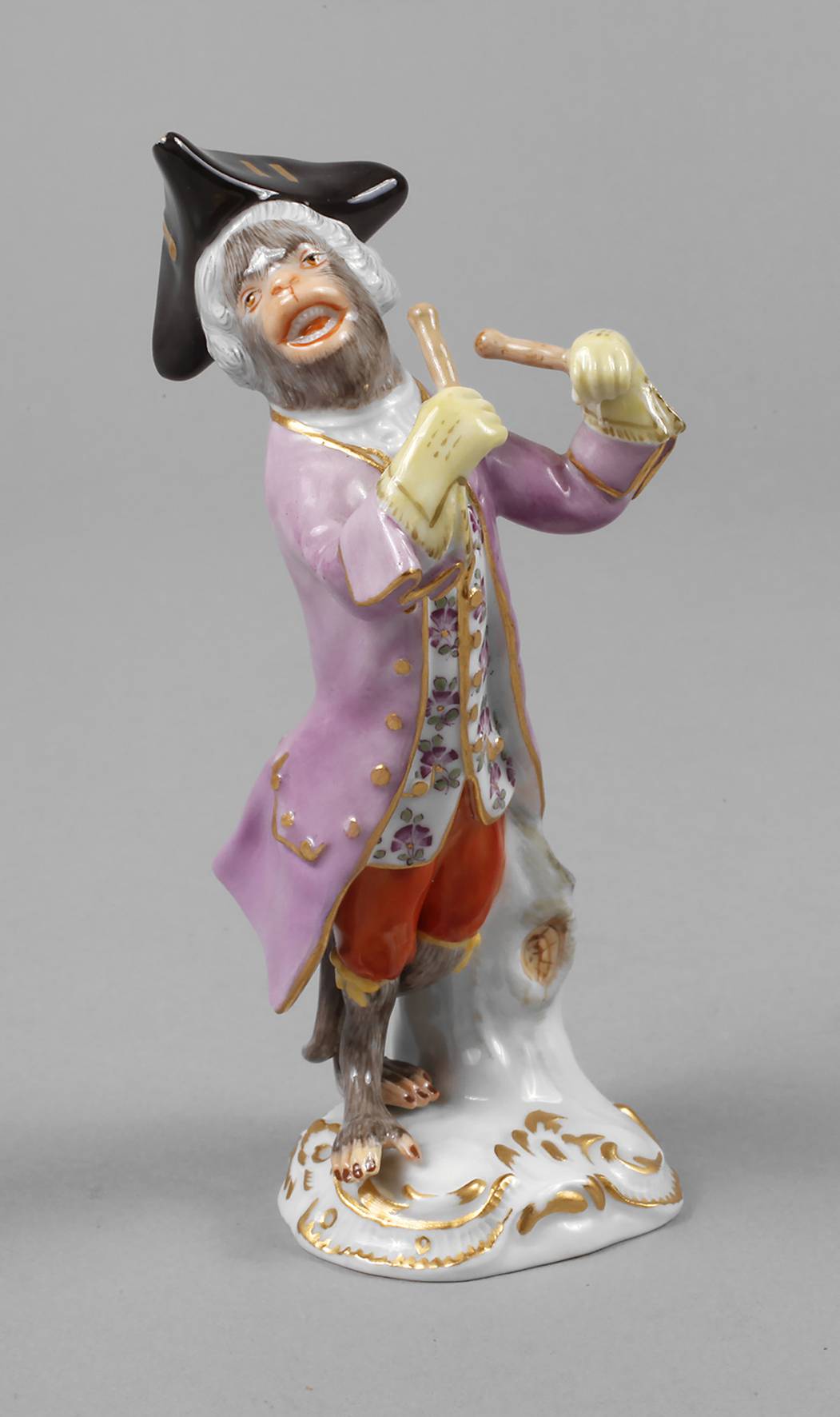 Meissen Paukenschläger aus der Affenkapelle