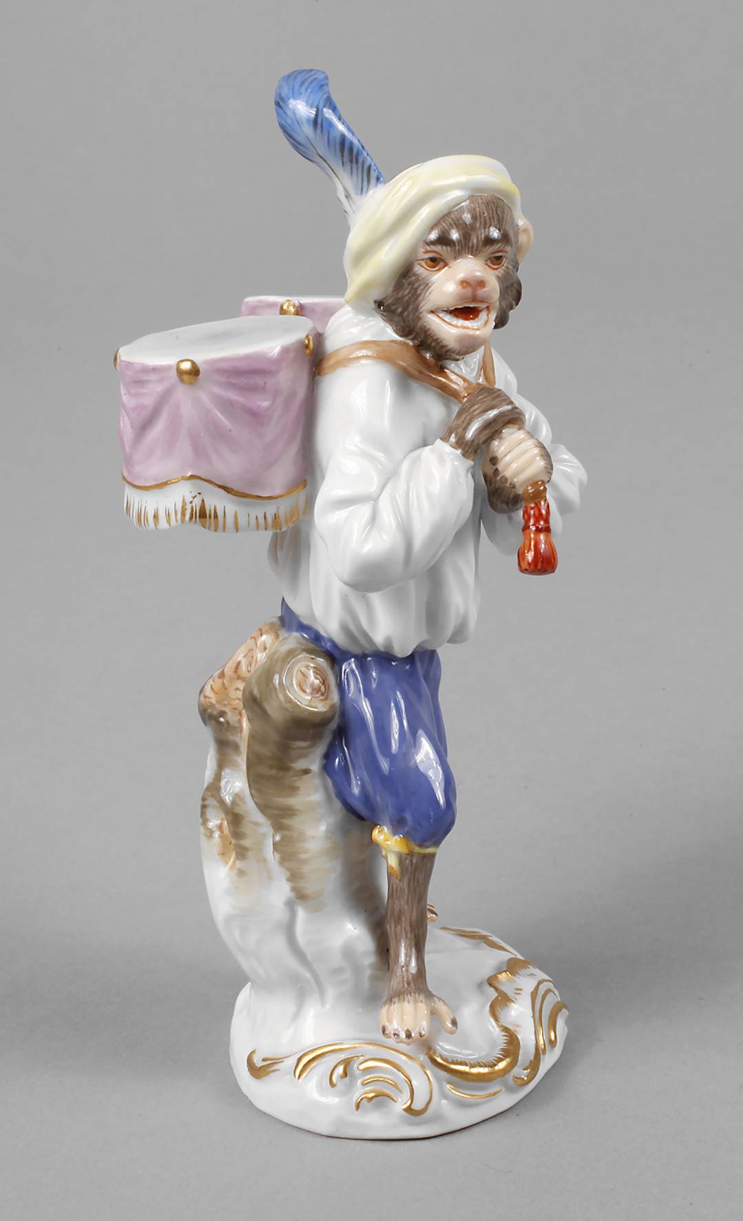Meissen Paukenträger aus der Affenkapelle