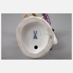 Meissen Waldhornbläser aus der Affenkapelle