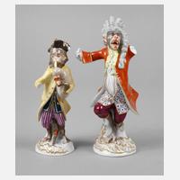 Meissen zwei Figuren aus der Affenkapelle111