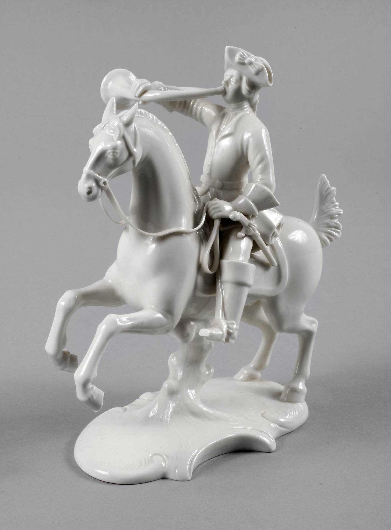Nymphenburg ”Reiter mit Horn”