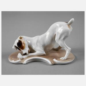 Nymphenburg ”Spielender Foxterrier”