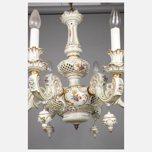 Josef Obermaier Deckenleuchter im Rokokostil