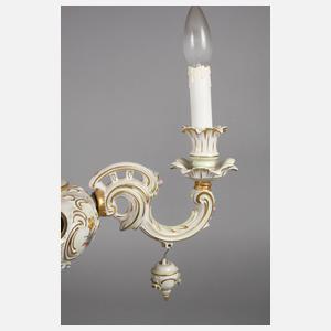 Josef Obermaier Deckenleuchter im Rokokostil