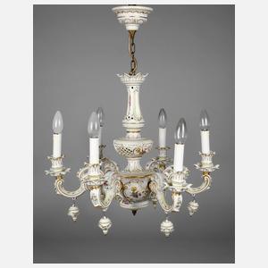 Josef Obermaier Deckenleuchter im Rokokostil