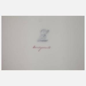 Potschappel Deckelvase Chinoiserie