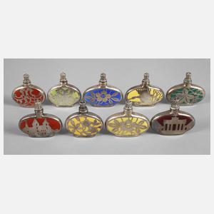 Konvolut Riechfläschchen Silberoverlay