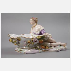 Paar figürliche Konfektschalen