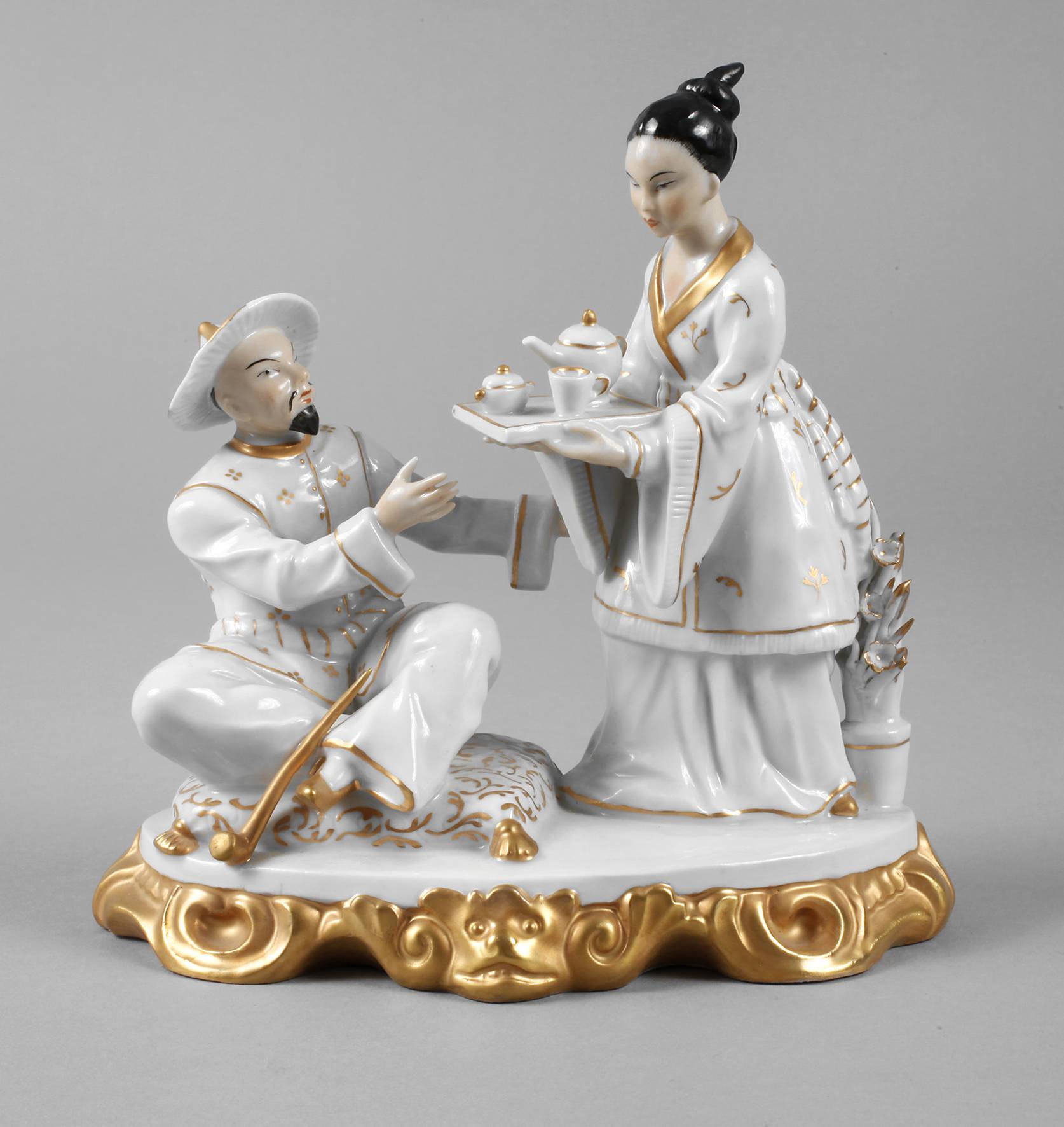 Sitzendorf Chinesengruppe