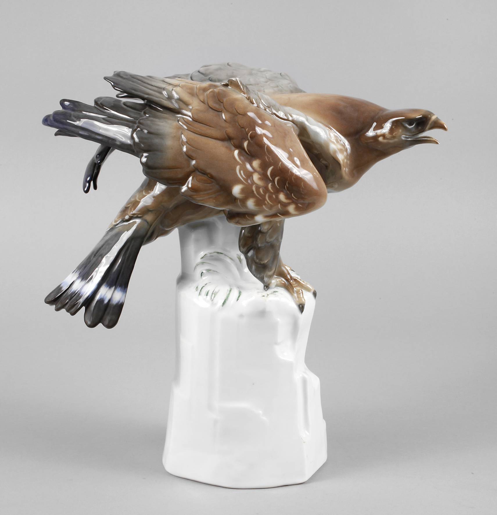 Volkstedt ”Bussard auf Felsen”