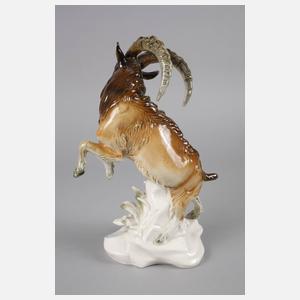 Volkstedt ”Steinbock mit Eidechse”