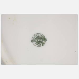 Limoges-Paris drei Teile eines Fischservice