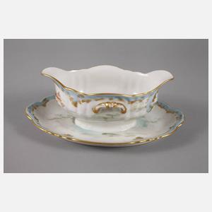 Limoges-Paris drei Teile eines Fischservice