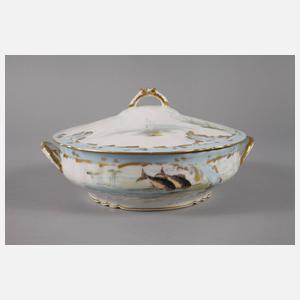 Limoges-Paris drei Teile eines Fischservice