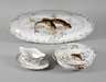 Limoges-Paris drei Teile eines Fischservice