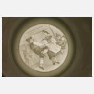 Figurenkrug als lächelnder Mönch