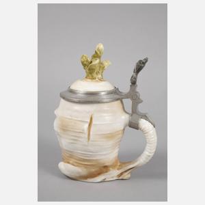 Figurenkrug als grinsender Rettich