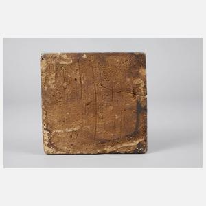 Fliese Persien mit Tiermotiven