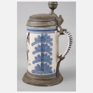 Großer Fayencewalzenkrug