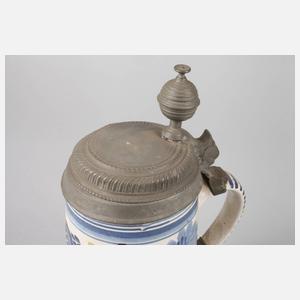 Großer Fayencewalzenkrug