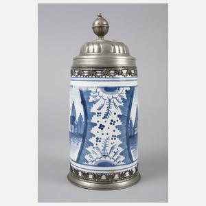 Großer Künersberger Fayencewalzenkrug