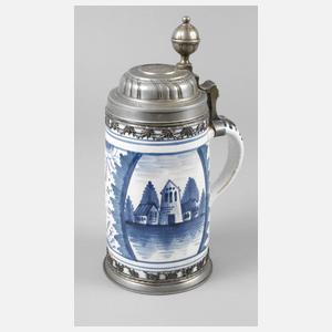 Großer Künersberger Fayencewalzenkrug