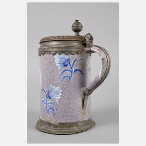 Großer Berliner Fayencewalzenkrug