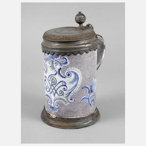 Großer Berliner Fayencewalzenkrug