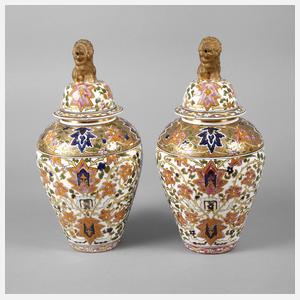 Fischer Budapest japonisierendes Vasenpaar