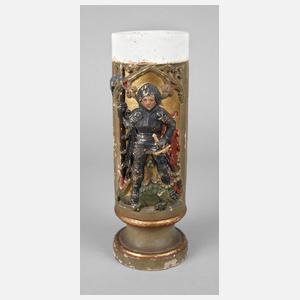 Historismusvase Heiliger Georg