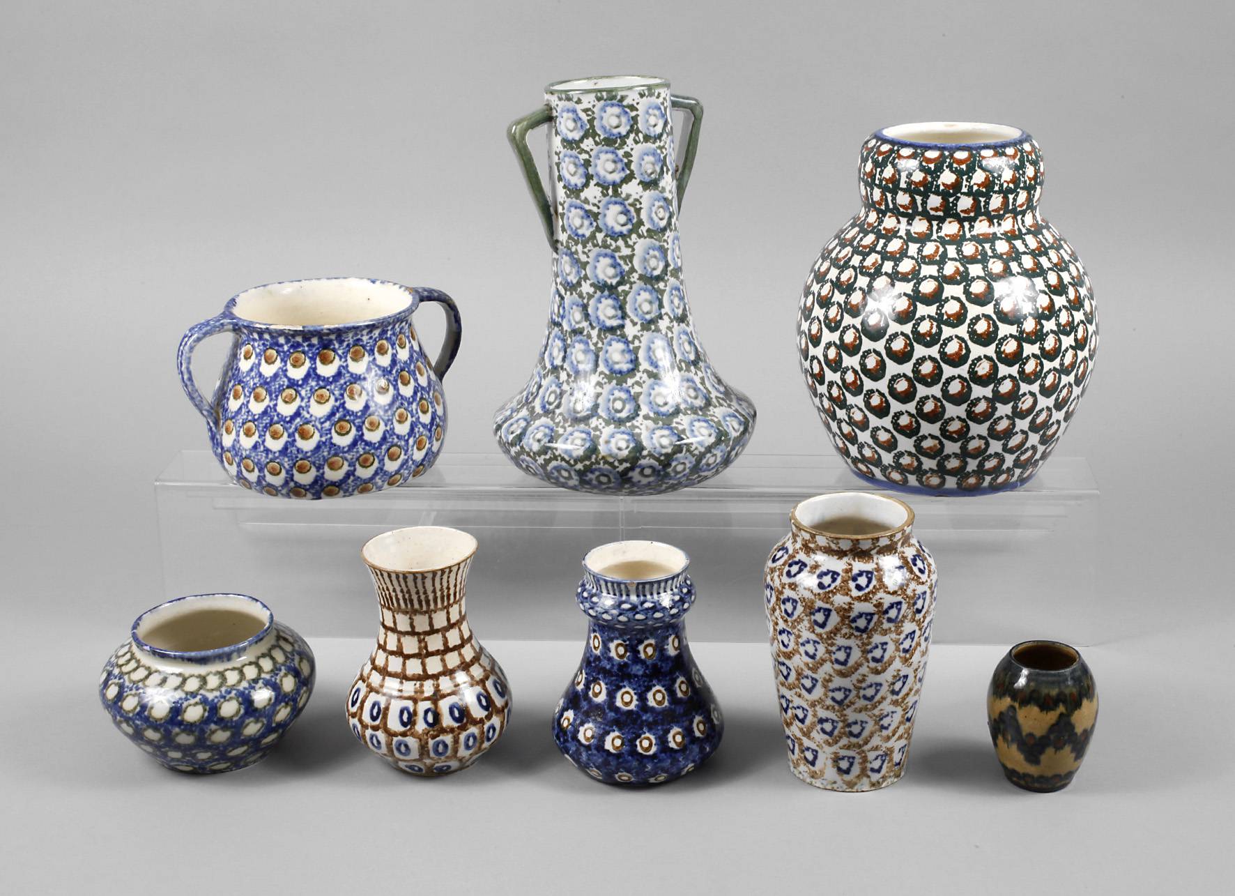 Sammlung Vasen Bunzlau