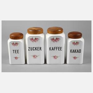 Max Roesler vier Vorratsgefäße