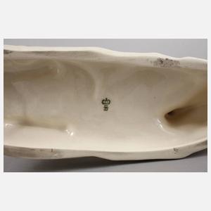 Sitzendorf Leopardenplastik