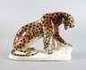 Sitzendorf Leopardenplastik