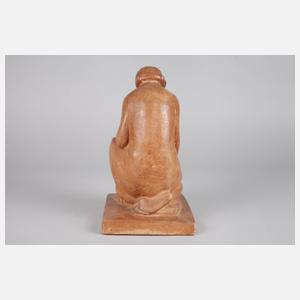 Terrakottafigur Mutter mit Kind