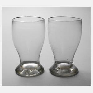 Paar Trinkgläser