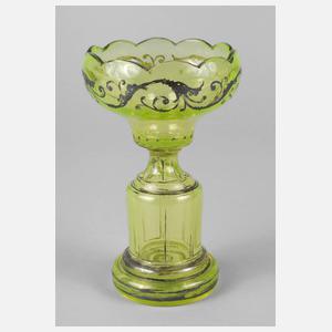 Biedermeierschale Uranglas