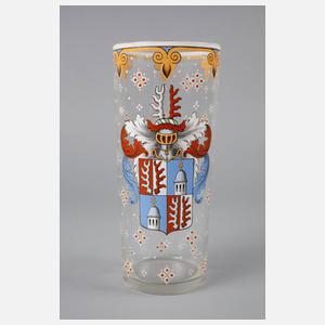 Großes Wappenglas Historismus