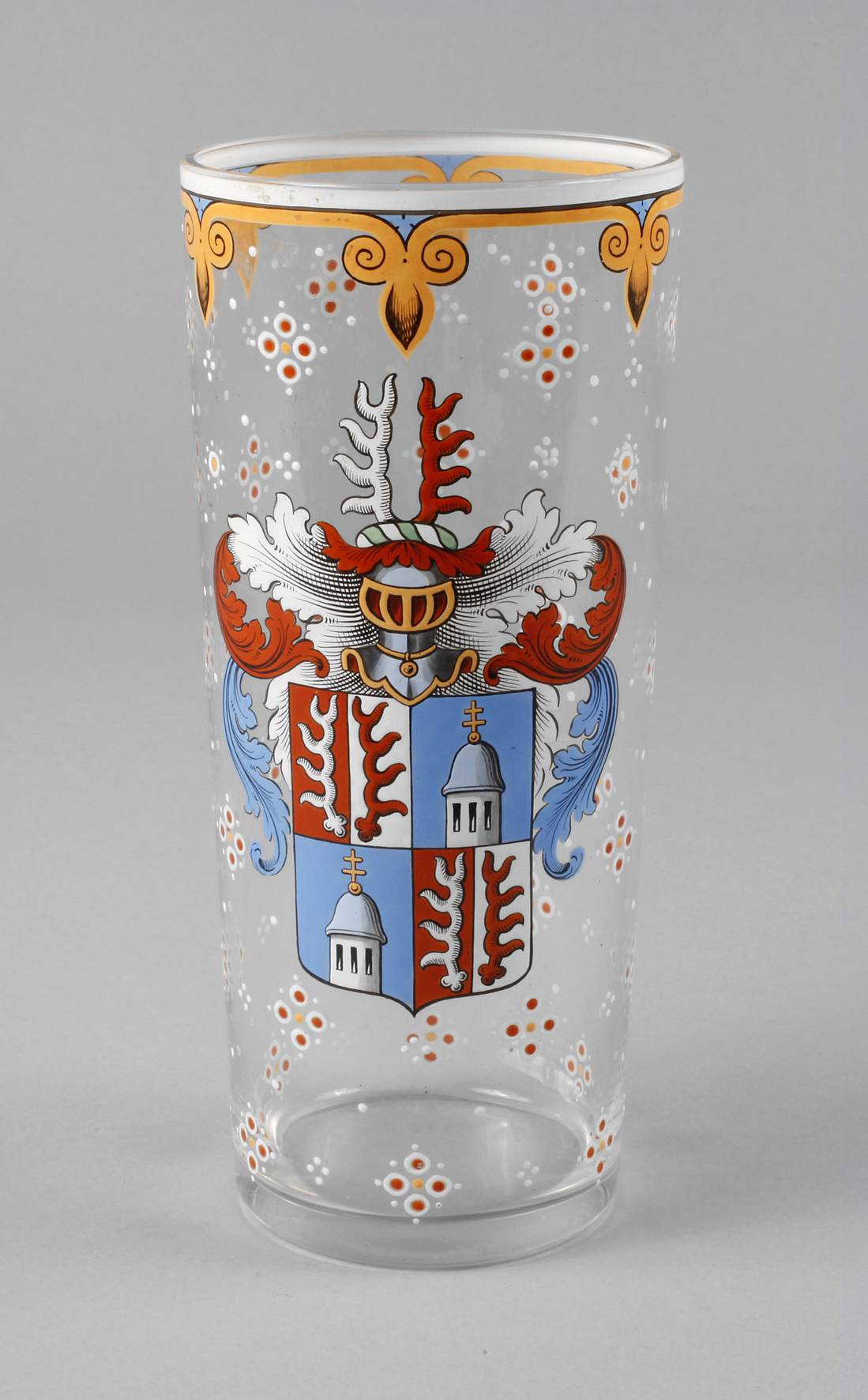 Großes Wappenglas Historismus