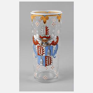 Großes Wappenglas Historismus