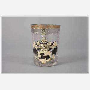 Wappenglas Fritz Heckert Petersdorf